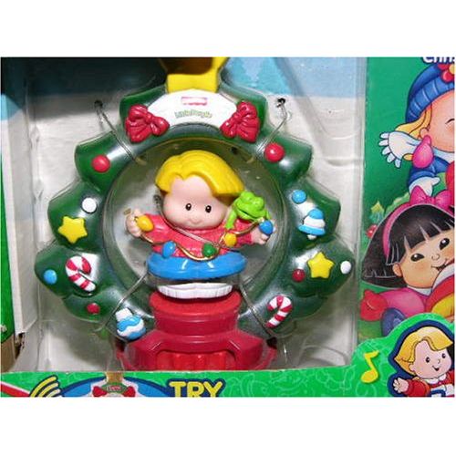  Fisher-Price Little People Christmas Video Gift Set with 2 Musical Keepsake Ornaments & VHS Tape Christmas Discoveries, Volume 2