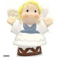 Fisher Price Little People Christmas Bible Nativity Lil Sheperds Replacement Figure Angel Blue Sash 2002