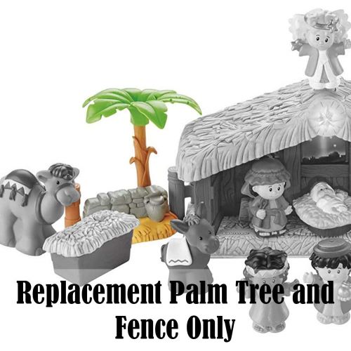  Fisher Price Little People Deluxe Nativity Bible Christmas Story Play Set Replacement Piece FENCE w/ Tree