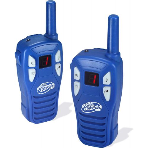  [아마존베스트]Little Pretender Walkie Talkies for Kids, 2 Mile Range, 3 Channels, Built in Flash Light