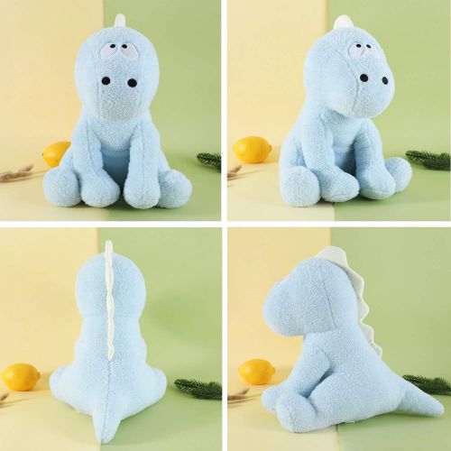  Little Room Naturally Glow in The Dark Dinosaur Stuffed Animal Plush Toy, 14 Inches, Blue (L1000)