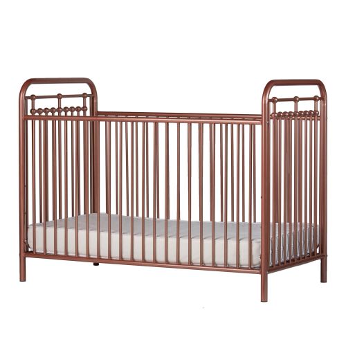  Little Seeds Sierra Ridge Tessa Metal Crib, Rose Gold