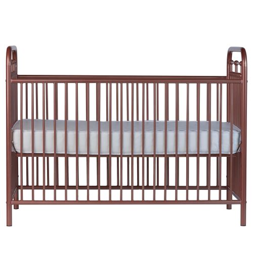  Little Seeds Sierra Ridge Tessa Metal Crib, Rose Gold