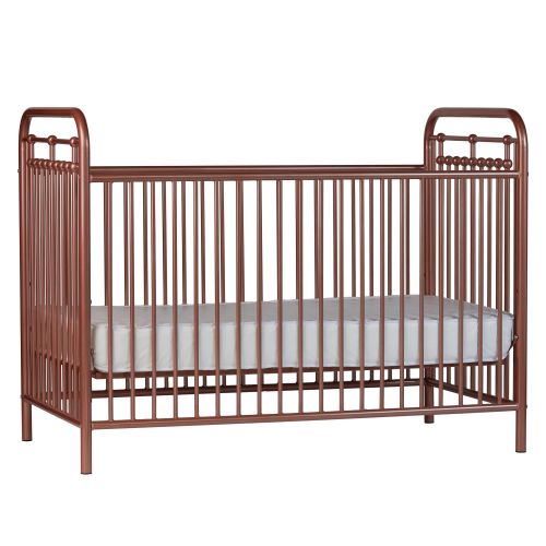  Little Seeds Sierra Ridge Tessa Metal Crib, Rose Gold