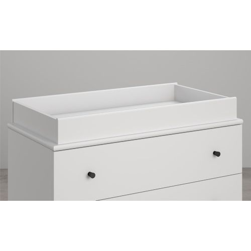  [아마존베스트]Little Seeds Changing Table Topper, White