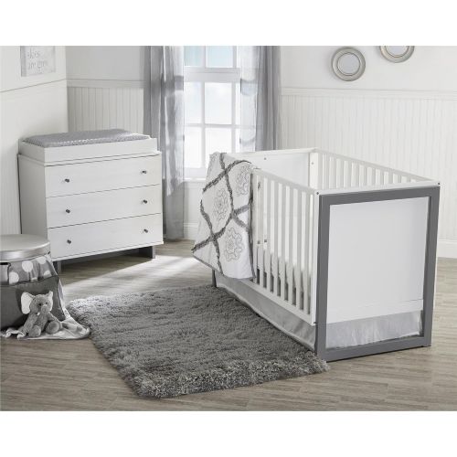  [아마존베스트]Little Seeds Changing Table Topper, White