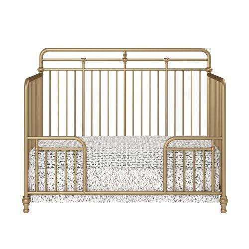  Little Seeds Monarch Hill Hawken 3 in 1 Convertible Metal Crib, Gold