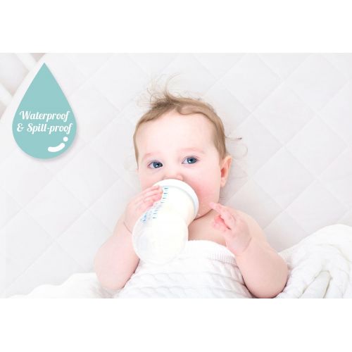  Little Sleepy Head Soft, Waterproof Portable Crib Mattress Protector for Pack n Play & Play Yards