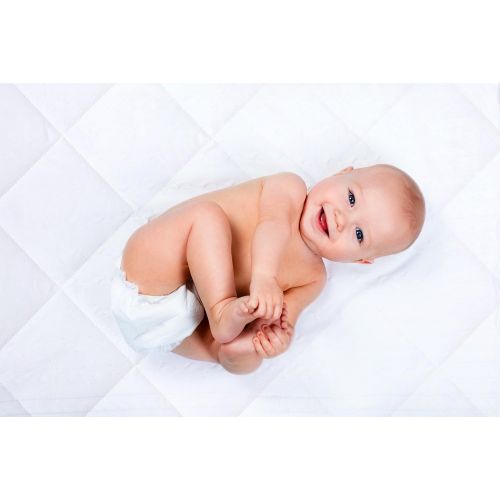  Little Sleepy Head Soft, Waterproof Portable Crib Mattress Protector for Pack n Play & Play Yards