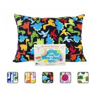 Little Sleepy Head Toddler Pillowcase - Utopia Collection: Dinosaurs, 13 X 18