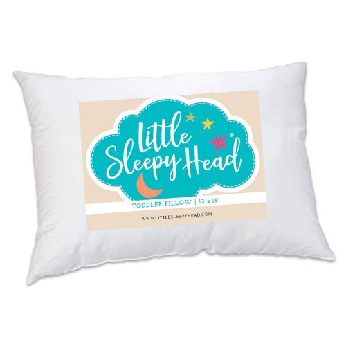  [아마존베스트]Little Sleepy Head Toddler Pillow, White, 13 X 18