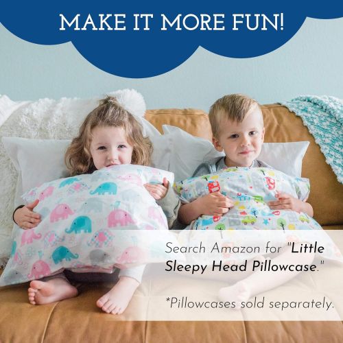  Little Sleepy Head Youth Pillow - 16 X 22 - Soft & Hypoallergenic - Made in USA - Better Sleep for Kids - Perfect Size - Backed by Our Love The Fluff Guarantee