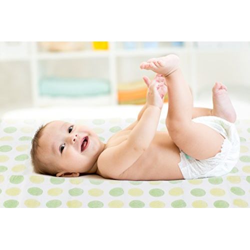  [아마존베스트]Little Things 25 Large Disposable Baby Diaper Changing Pads, 100% Leak-Proof Sanitary Mats for...