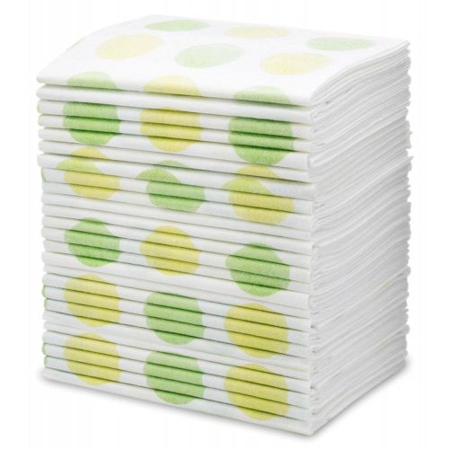  [아마존베스트]Little Things 25 Large Disposable Baby Diaper Changing Pads, 100% Leak-Proof Sanitary Mats for...