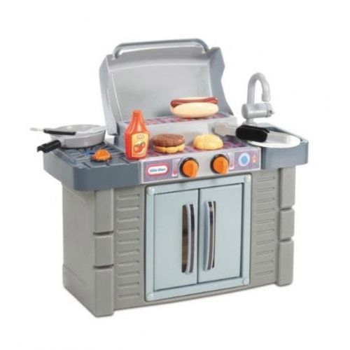  Little Tikes Cook n Grow BBQ Grill with Cooking Accessories and Food | 633904M