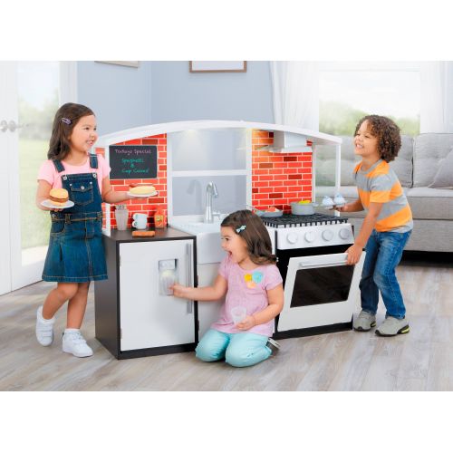  Little Tikes Modern Wooden Kitchen with 40-piece Accessory Set