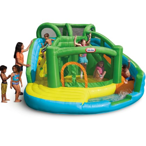  Little Tikes 2-in-1 Wet n Dry Waterslide and Bouncer