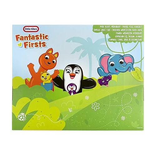  Little Tikes Fantastic Firsts Peeky Pals Elephant Press & Spin, Multicolor (648830E7C)