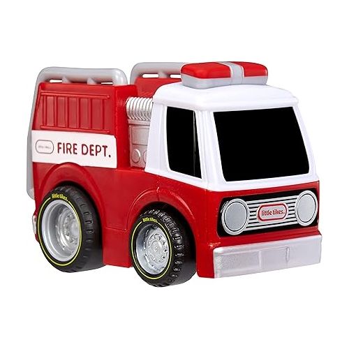  Little Tikes, My First Cars, Crazy Fast Cars 2-Pack Racin’ Responders, Fire Truck, Ambulance, Pullback Toy Car Vehicle Goes up to 50 ft