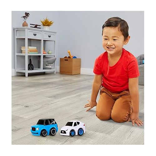  Little Tikes® My First Cars™ Crazy Fast Cars™ 2-Pack Electro Riders™, EV Electric Vehicle Themed Pullback Toy Car Vehicle Goes up to 50 ft