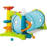 Little Tikes Learn & Play 2-in-1 Activity Tunnel with Ball Drop Game, Windows, Silly Sounds, Music, Accessories, Collapsible for Easy Storage- Gifts for Kids, Toy for Boys Girls Age 1 2 3 Year Olds