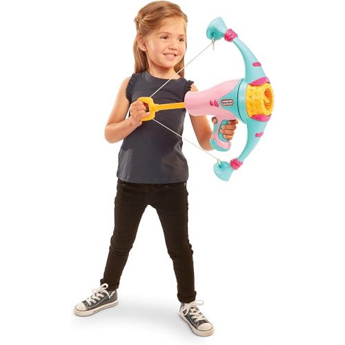  Little Tikes Mighty Blasters Power Bow Pink Toy Blaster with 4 Soft Power Pods for Kids Ages 3 Years and Up