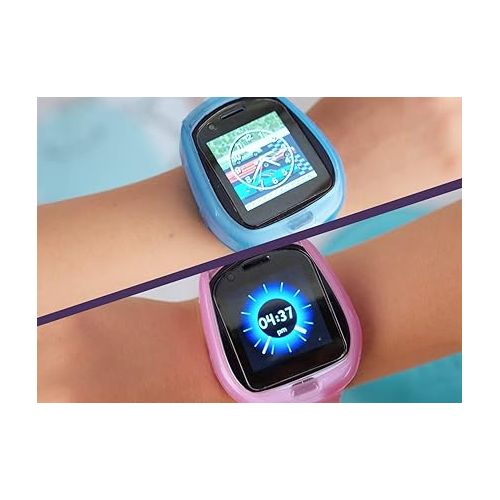  Little Tikes Tobi Robot Smartwatch - Pink with Movable Arms and Legs, Fun Expressions, Sound Effects, Play Games, Track Fitness and Steps, Built-in Cameras for Photo and Video 512 MB | Kids Age 4+