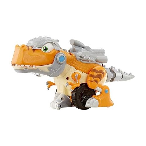  Little Tikes T-Rex Strike RC Remote Control Chompin' Dinosaur Toy Vehicle Car with Full 360 Degree Spins That Roars, Plays Music and SFX- Gifts for Kids, Toys for Boys & Girls Ages 4 5 6+ Years Old
