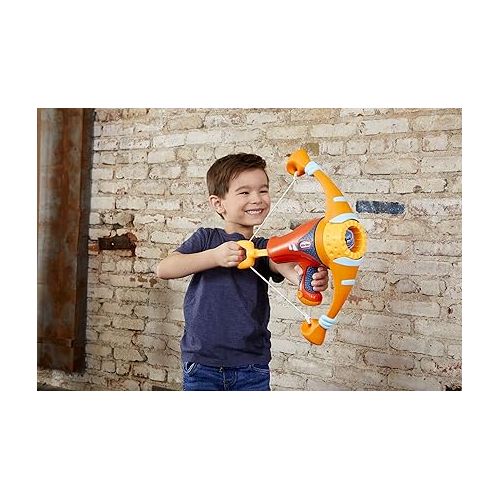  Little Tikes Mighty Blasters Mighty Bow Toy Blaster with 4 Soft Power Pods, Multicolor, Model:
