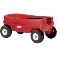 Little Tikes Lil' Wagon - Red And Black, Indoor and Outdoor Play, Easy Assembly, Made Of Tough Plastic Inside and Out, Handle Folds For Easy Storage | Kids 18