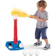 Little Tikes TBall Set, 5 Balls, for Toddlers Ages 18+ Months ? Amazon Exclusive (Full Set - T, Baseball Bat & 5 Balls)