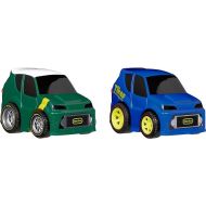 Little Tikes Crazy Fast Cars 2-Pack Hatch Rods, Hatch Back Car Themed Pullback Toy Vehicles Goes up to 50 ft