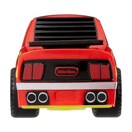  Little Tikes Crazy Fast Cars 2 Count (Pack of 1) Muscle Movers, Muscle Car Themed Pullback Toy Vehicles Goes up to 50 ft