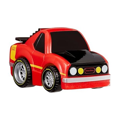  Little Tikes Crazy Fast Cars 2 Count (Pack of 1) Muscle Movers, Muscle Car Themed Pullback Toy Vehicles Goes up to 50 ft
