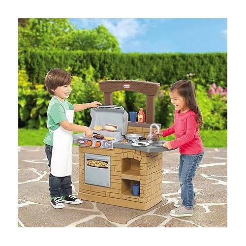  Little Tikes Cook 'n Play Outdoor BBQ , Brown