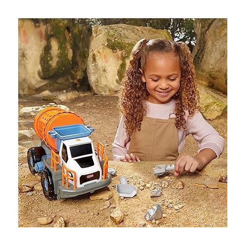  Little Tikes Big Adventures Metal Detector Mining Truck, STEM Toy Vehicle with Real Working Metal Detector, Rock Tumbler, Shovels, Water Tank for Girls, Boys, Kids Ages 3+