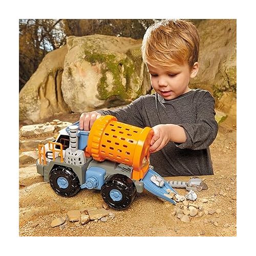  Little Tikes Big Adventures Metal Detector Mining Truck, STEM Toy Vehicle with Real Working Metal Detector, Rock Tumbler, Shovels, Water Tank for Girls, Boys, Kids Ages 3+