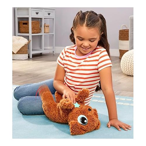  Little Tikes Rescue Tales Tickle Pup, Interactive Cuddly Soft Plush Goldendoodle Kids Toy Dog, for Girls, Boys Ages 3+