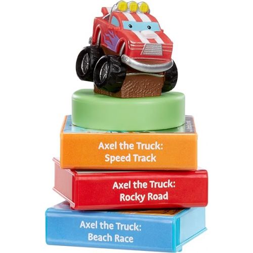  Little Tikes Story Dream Machine Axel The Truck Story Collection, Storytime, Books, HarperCollins, Audio Play Character, Gift and Toy for Ages 3+ Years