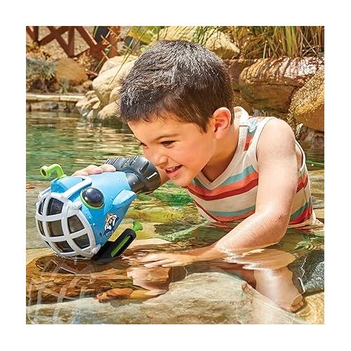  Little Tikes Big Adventures Sea View Submarine STEM Toy Water Vehicle with Underwater Viewer, Water Sprayer and Sifting Net for Girls, Boys, Kids Ages 3+