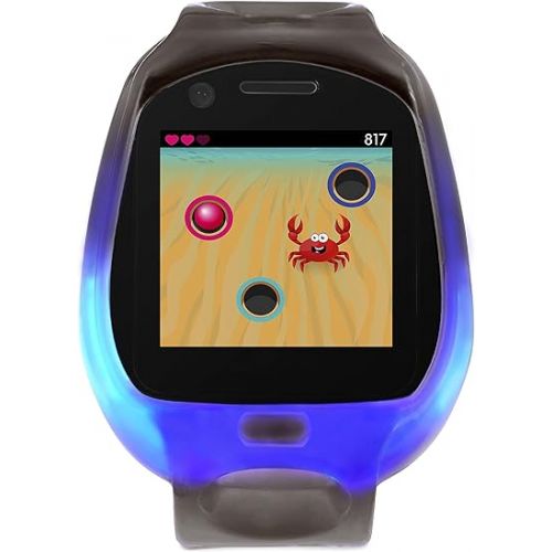  Little Tikes Tobi 2 Robot Smartwatch Amazon Exclusive, Gaming, Advanced Graphics, Motion-Activated Selfie Camera, Fun Expressions, Games, Pedometer, Splashproof, Wireless Connectivity, Video, Black 6+