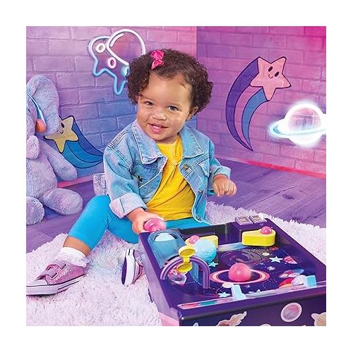  Little Tikes Old School My First Pinball Activity Table, Letters, Numbers, Planets, Counting, Sounds, Learning, Lights, Retro, Preschool Toy for Toddlers Girls Boys Ages 12 months, 1 - 2 Years