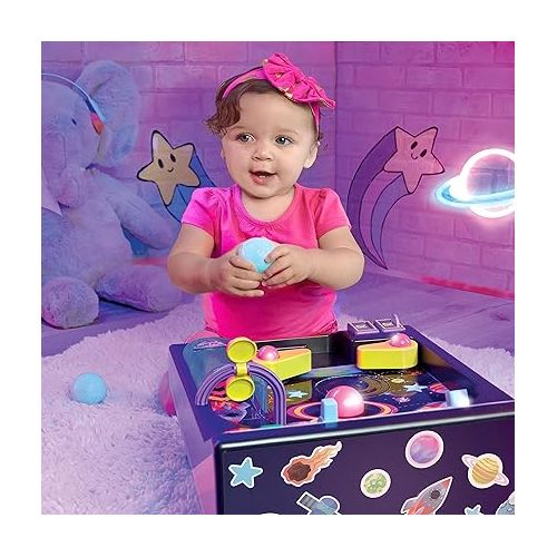  Little Tikes Old School My First Pinball Activity Table, Letters, Numbers, Planets, Counting, Sounds, Learning, Lights, Retro, Preschool Toy for Toddlers Girls Boys Ages 12 months, 1 - 2 Years