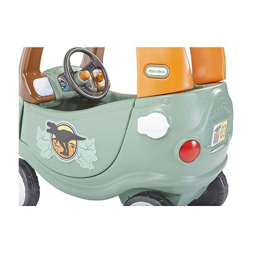  little tikes T-Rex Cozy Coupe by Dinosaur Ride-On Car for Kids, Multicolor Large