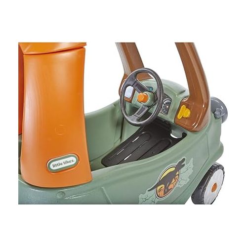  little tikes T-Rex Cozy Coupe by Dinosaur Ride-On Car for Kids, Multicolor Large