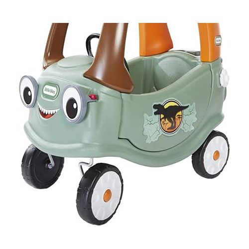  little tikes T-Rex Cozy Coupe by Dinosaur Ride-On Car for Kids, Multicolor Large