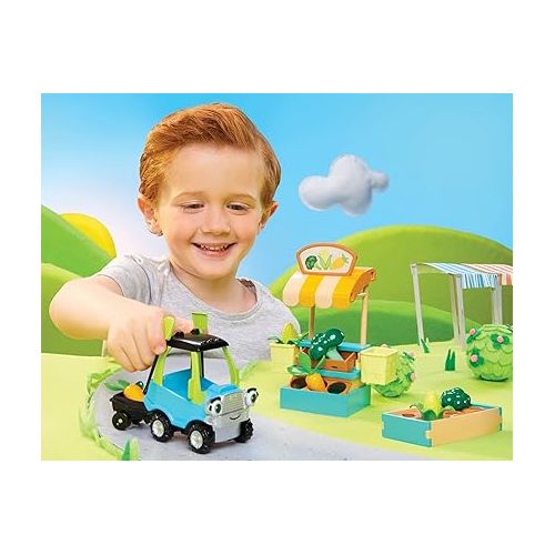  Little Tikes Let’s Go Cozy Coupe Farmers Market Playset with Push and Play Vehicle for Tabletop or Floor Car Fun for Toddlers, Boys, Girls 3+ Years