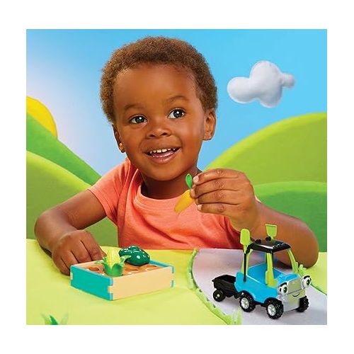  Little Tikes Let’s Go Cozy Coupe Farmers Market Playset with Push and Play Vehicle for Tabletop or Floor Car Fun for Toddlers, Boys, Girls 3+ Years