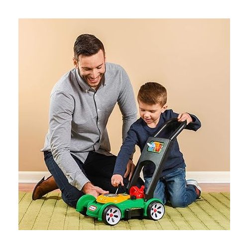  Little Tikes Gas 'n Go Mower Kids Toys for Toddlers Boys Girls Age 18 Months and Older, Indoor Outdoor Push Gardening Summer Toy Gifts for Birthday