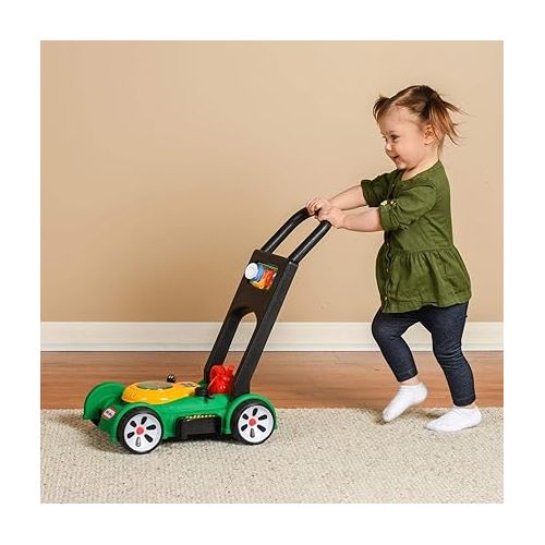  Little Tikes Gas 'n Go Mower Kids Toys for Toddlers Boys Girls Age 18 Months and Older, Indoor Outdoor Push Gardening Summer Toy Gifts for Birthday